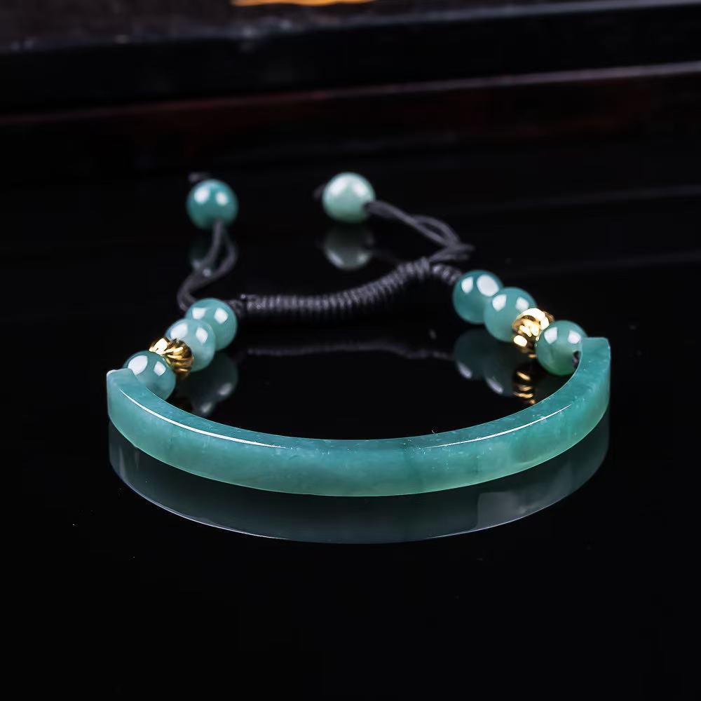 Women Accessories Bracelet - Myanmar Jadeite Bracelet Accessories Carved Gemstone