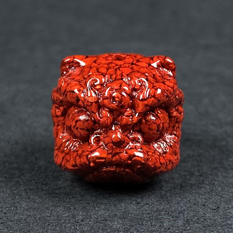 Women Accessories Bracelet - 10pc Natural Cinnabar Crystal Lion Dance