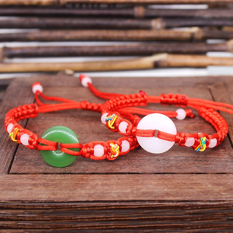 Real Jade Donut Bracelet Bangl - Women Accessories Bracelet recension och pris