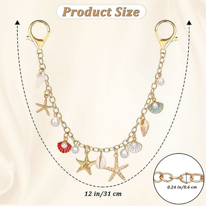 Bag Charms for Handbags Golden - Women Accessories Pack recension och pris