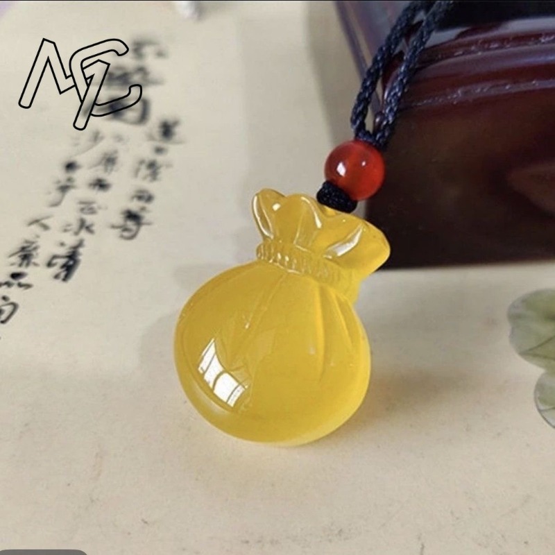Natural Agate Blessing Bag Pen - Women Accessories Pack recension och pris