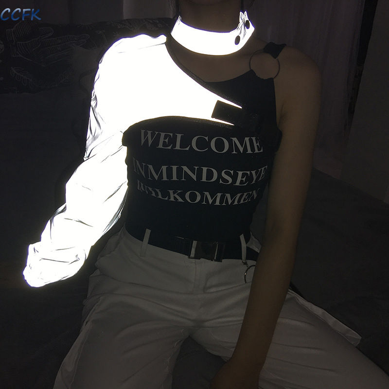 Y2k Aesthetic Reflective Women - Women'S Emo Accessories recension och pris