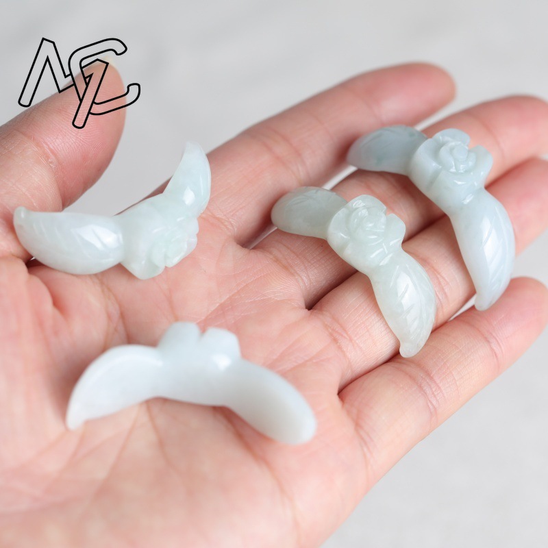 2PC Natural White Jadeite Jade - Women Accessories Bracelet recension och pris