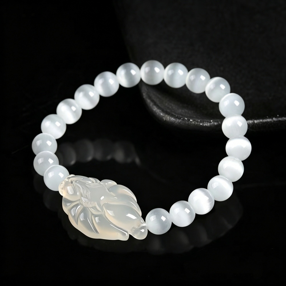 Natural Real Jade Fox Carved B - Women Accessories Bracelet recension och pris