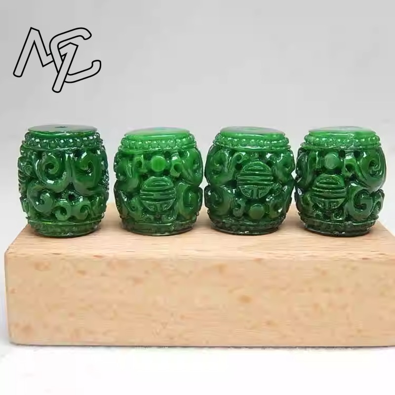 5pc Natural Green Jade Carving - Women Accessories Bracelet recension och pris