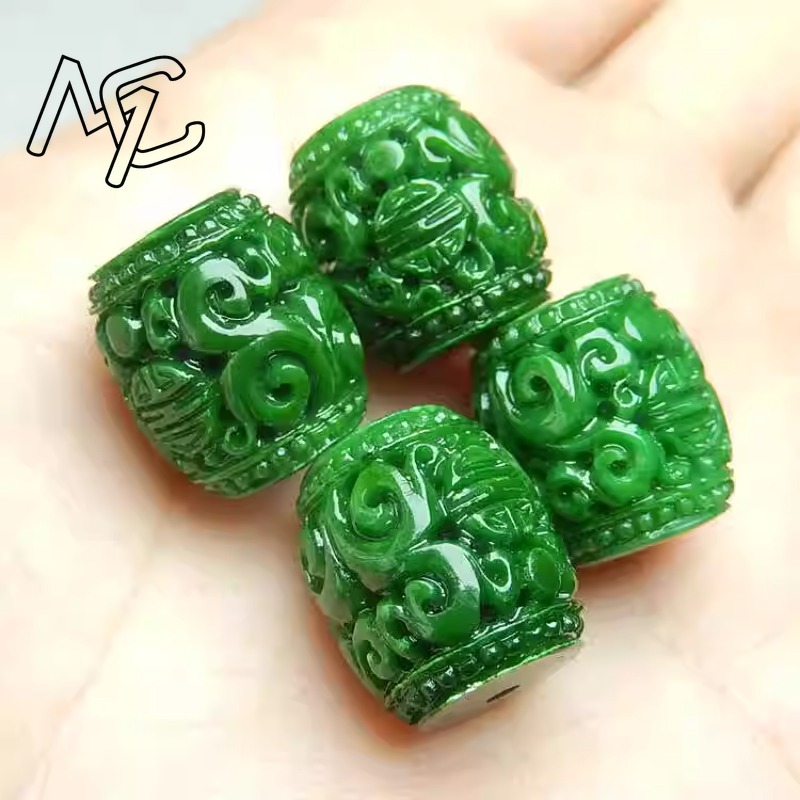 5pc Natural Green Jade Carving - Women Accessories Bracelet recension och pris