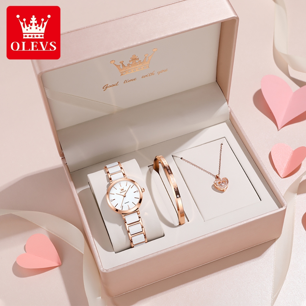 OLEVS Women Watch 5877 Luxury  - Women Accessories Bracelet recension och pris