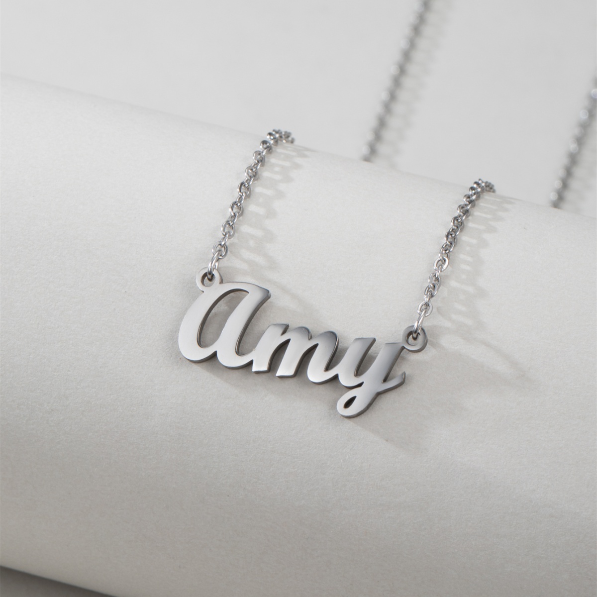 1 Steel English Name Necklace, - Women Accessories Name In English recension och pris