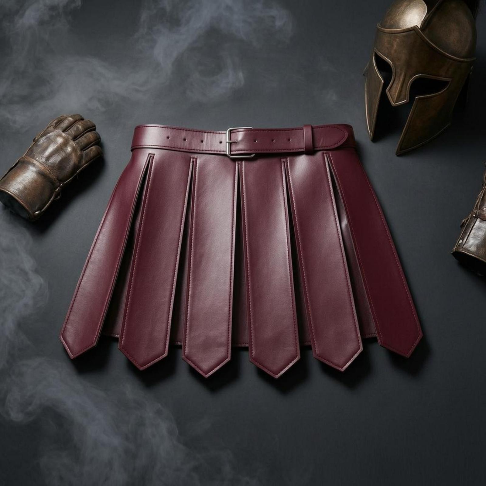 PU Leather Spartan Warrior Ski - Women'S Kilt Accessories recension och pris