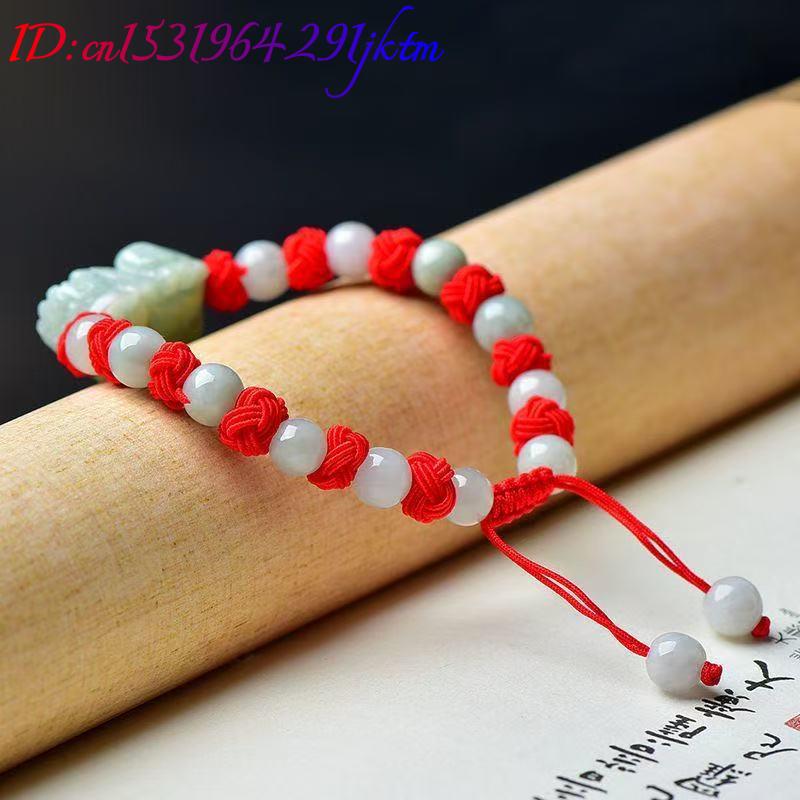Natural Burmese Jadeite Pixiu  - Women Accessories Bracelet recension och pris
