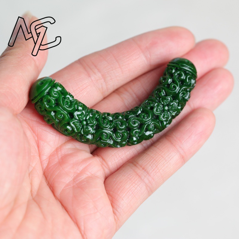 1pc Natural A Green Jade Drago - Women Accessories Bracelet recension och pris