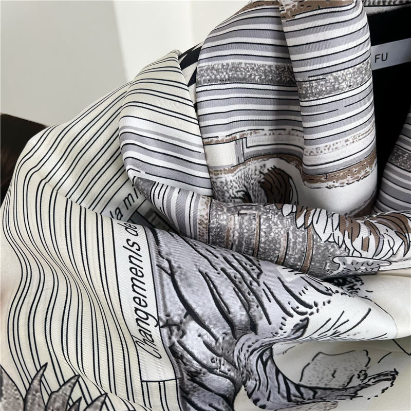 Large Silk Scarfs Brands Desig - Accessories Brand For Women recension och pris