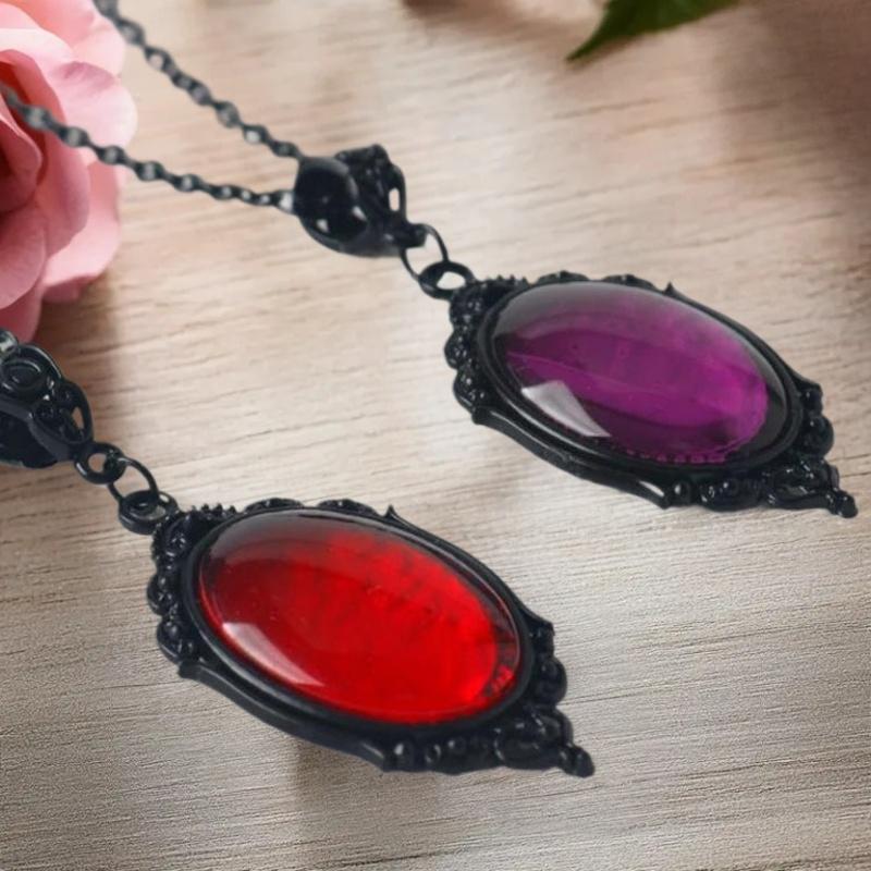 Vampire Bat Necklace, Blood Ca - Women'S Vampire Accessories recension och pris