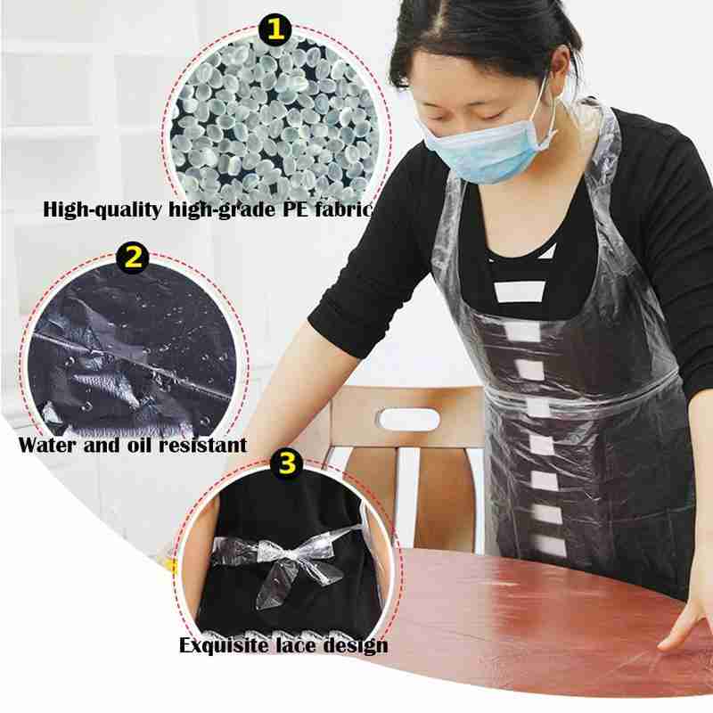 20PCS Disposable Kitchen Apron - Women Accessories Pack recension och pris