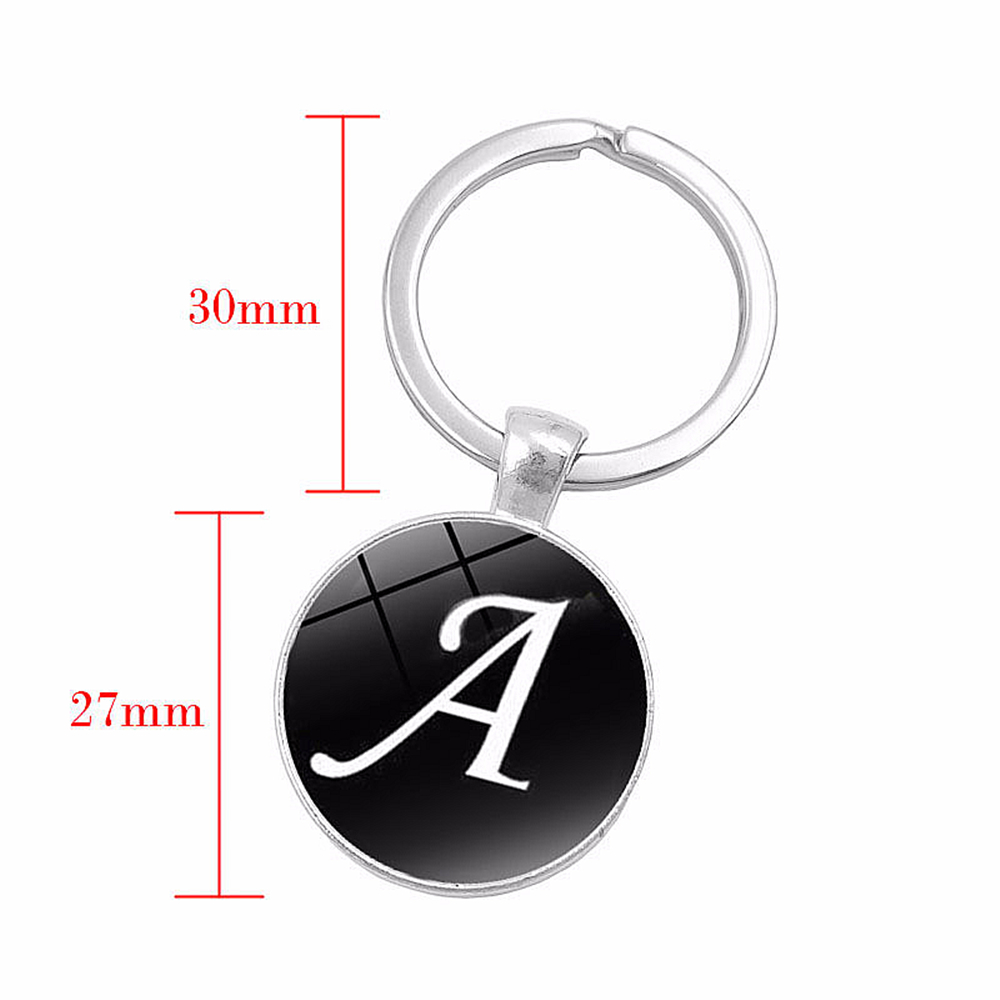 A-Z Initial Name Keychain For  - Women Accessories Name In English recension och pris