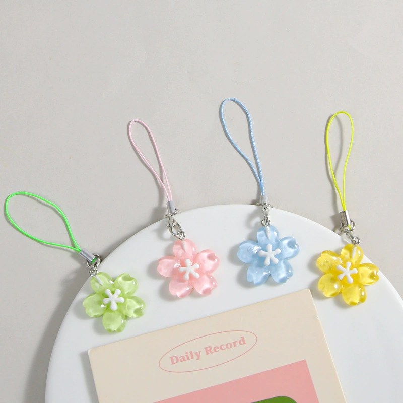 Colorful Resin Flower Phone Ch - Women Accessories Pack recension och pris