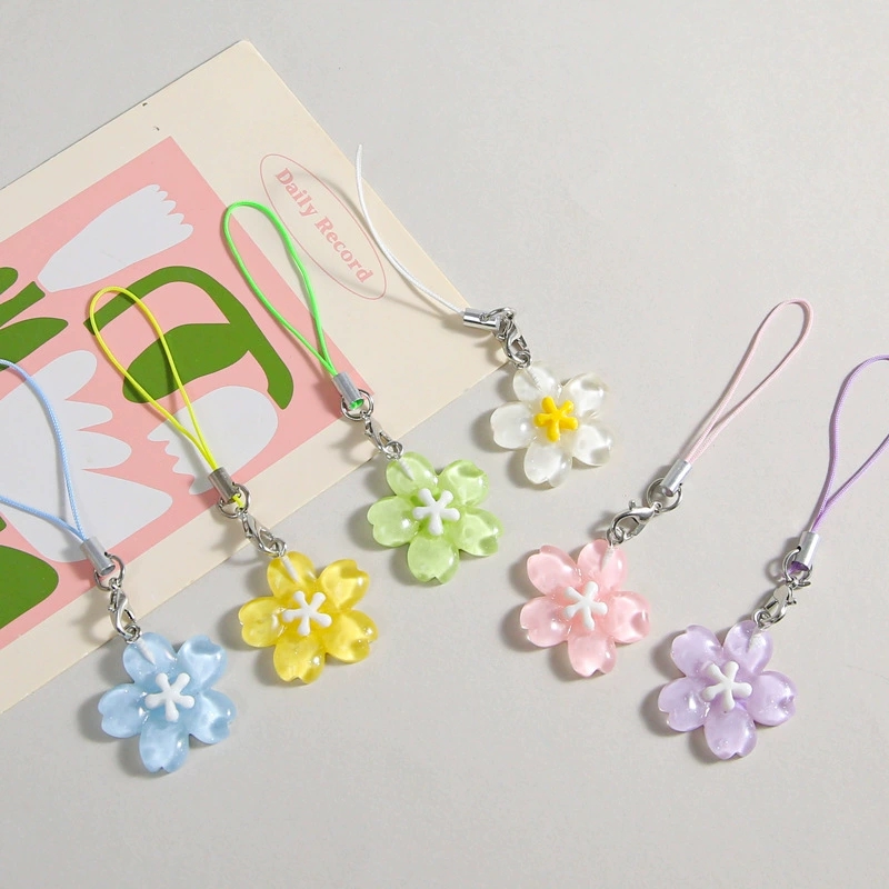 Colorful Resin Flower Phone Ch - Women Accessories Pack recension och pris