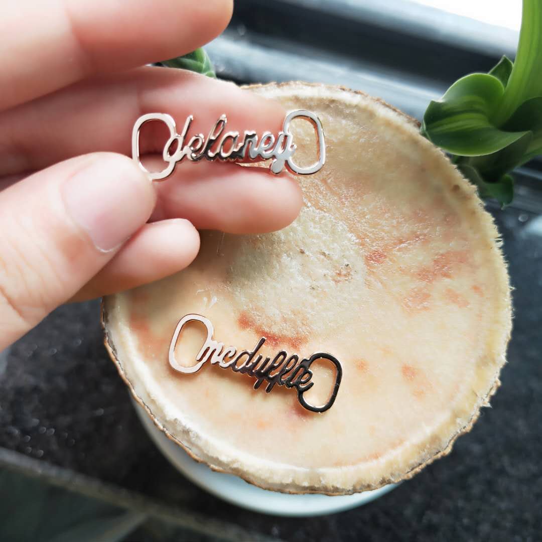 Stainless Steel  Custom Name S - Women Accessories Name In English recension och pris